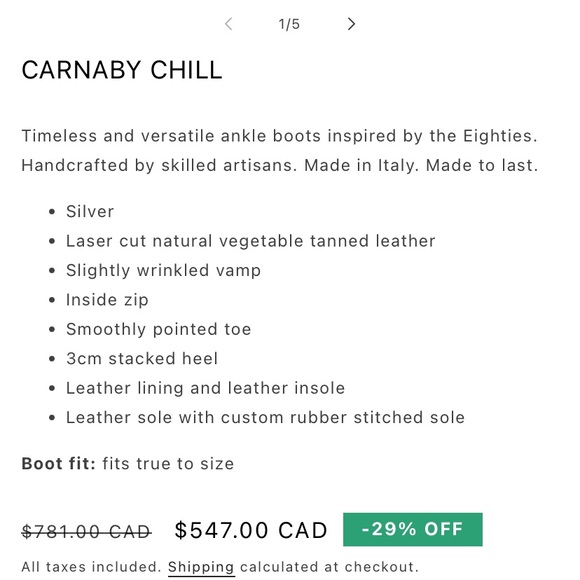 NWT FIORENTINI+BAKER Carnaby Chill Women’s sz US 5/EU35 Italian leather booties - Picture 11 of 12